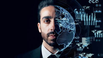 Poster - AI　人工知能　グローバルネットワーク 
