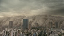 Urban Pollution Gets Worse, Natural Disasters Occur Frequently, Sandstorms Hit The City.