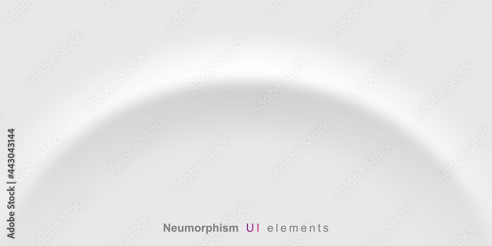 User interface elements for mobile app. Neumorphism User interface ...