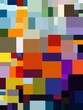© Dmitry - Graphical Abstract Painting Art Background Texture,Abstract Colorful Geometrical Artwork Poster,Modern Conceptual Art,Synthwave Aesthetic Vaporwave Poster Print,3D Rendering,3D Illustration