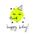 Tennis greeting card