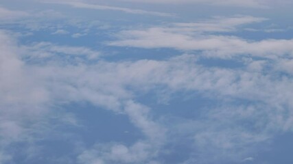 Wall Mural - Above the clouds, aerial view