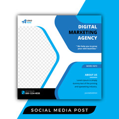 creative Digital marketing agency social media post