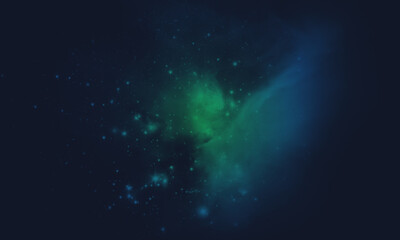 Wall Mural - space background with realistic nebula and galaxy