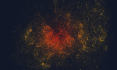 Wall Mural - space background with realistic nebula and galaxy