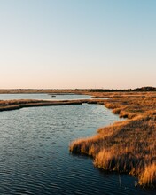 A Wetland Near Bodie Island Lighthouse, In The Outer Banks, North Carolina