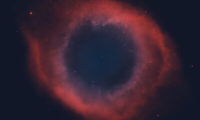 Wall Mural - space background with realistic nebula and galaxy