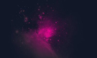 Wall Mural - space background with realistic nebula and galaxy