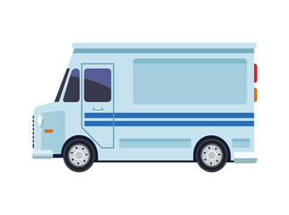 Canvas Print - van vehicle icon