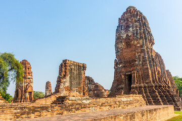 Ruins of Ayutthaya Temples, Thailand