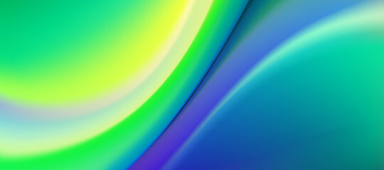 Aufkleber - Abstract liquid background design, green and blue paint color flow, artistic fluid colorful background for website, brochure, banner, poster.
