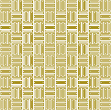 Checked Squares Repeat Pattern Of Three Alternating Horizontal And Vertical Gold Colored Bars, Simple Geometric Vector Illustration
