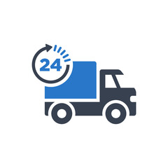 Poster - Same day delivery icon