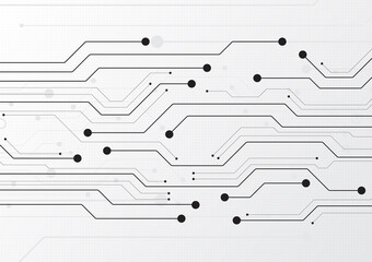 Circuit technology background with hi-tech digital data