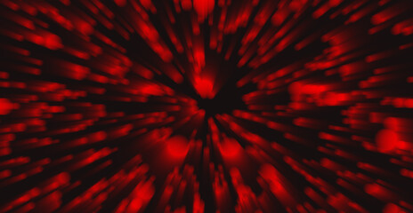 Poster - Red star burst blur background  . 