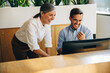 © Jacob Lund - Colleagues working together on project