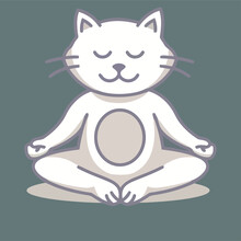 Cat Cats Yoga Funny Cat Animal Lover Wo Sport T   Poster Design Vector Illustration For Use In Design And Print Poster Canvas