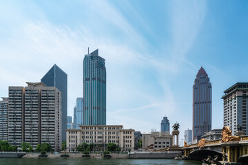 Wall Mural - China's Tianjin City Architecture Landscape