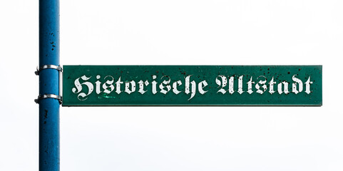 Sticker - Historische Altstadt Wegweiser