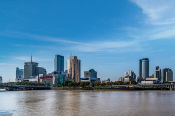 Wall Mural - Ningbo modern city architectural scenery