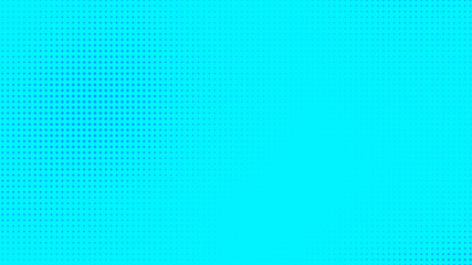 Dots halftone blue color pattern gradient texture with technology digital background. Dots pop art comics with summer background.