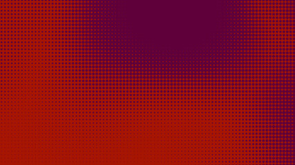 Poster - Dots halftone red purple color pattern gradient texture with technology digital background. Dots pop art comics style.