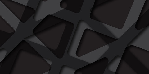 Poster - Abstract 3d black background . 