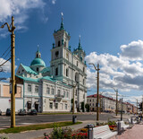 Fototapeta Miasto - Cathedral of St. Francis Xavier, a Catholic Cathedral in Grodno.