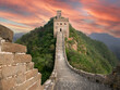 Great Chinese Wall at Sunset