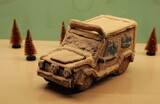 Fototapeta Most - Gingerbread car, home made and really good looking, good size surroundings and cool colors.
snowy Gingerbread car
snow Gingerbread vehicle
Gingerbread build
Gingerbread car building
