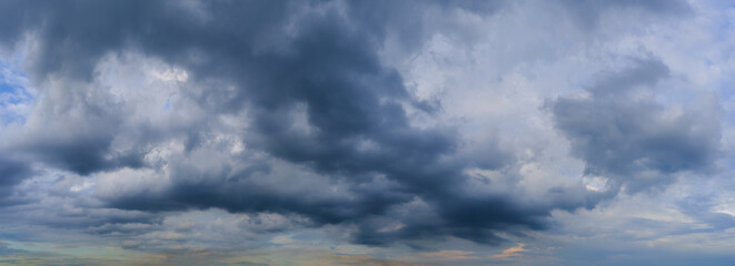 Wall Mural - clouds white soft in the vast blue sky