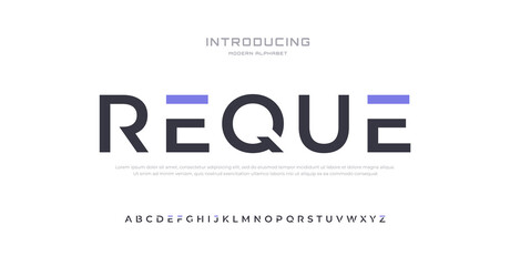 future modern alphabet font. typography urban style fonts for sport, technology, digital, movie logo