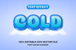 cold 3d editable text effect