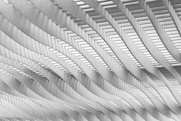 Aufkleber - Closeup details of modern architecture. Building abstract background