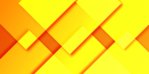 Poster - Abstract yellow background with triangles