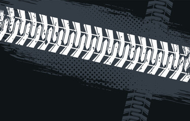 Zeep tire track background design