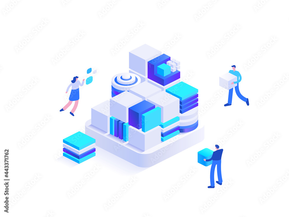 Complex Cooperation Vector de Stock Effective business solution strategy and complex task ...