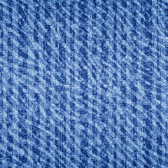 Poster - vector seamless pattern. denim indigo texture. blue distress background. repeated modern fabric. abs