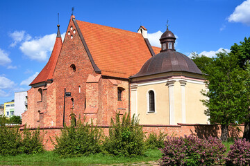 Sticker - Medieval, historic church with an added chapel