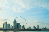Fototapeta Las - Singapore skyline during the day.