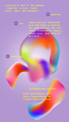 Poster - Abstract Gradient Fluid Poster Template for Social Media Stories. Vector illustration