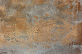 Fototapeta  - old concrete wall with bronze paint stains