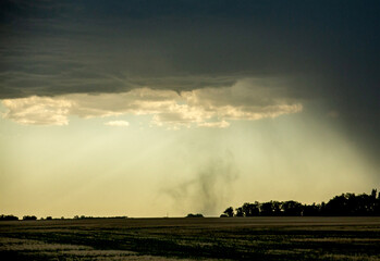 Wall Mural - Prairie Storm Clouds