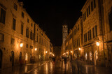 Fototapeta Uliczki - Dubrovnik at night