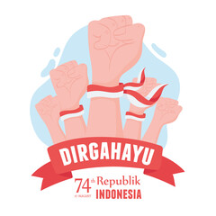 Sticker - 17 august indonesia independence