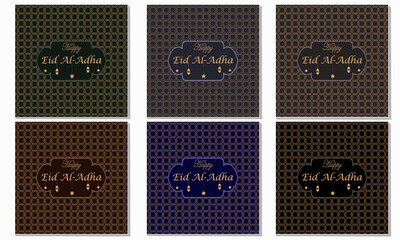 Eid al adha greeting card design