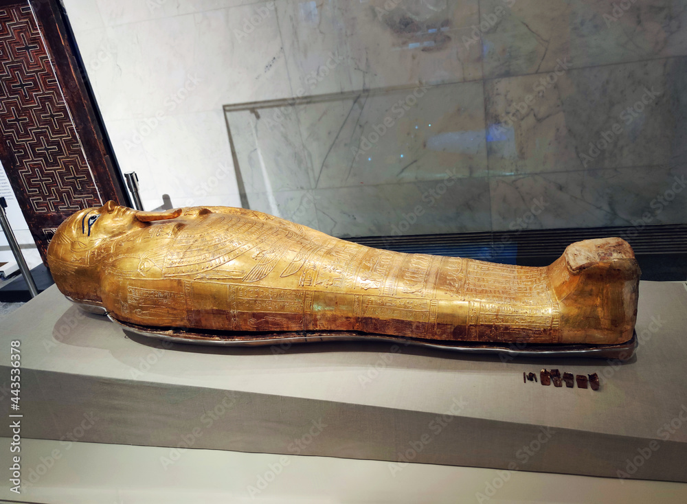 sarcophagus of Ancient Egyptian Museum object in Egyptian Museum at ...