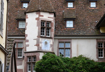 Wall Mural - Riquewihr....fenêtres et colombage