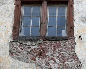 Canvas Print - Riquewihr....fenêtres et colombage