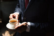 © Rawpixel.com - A businessman  having coffee